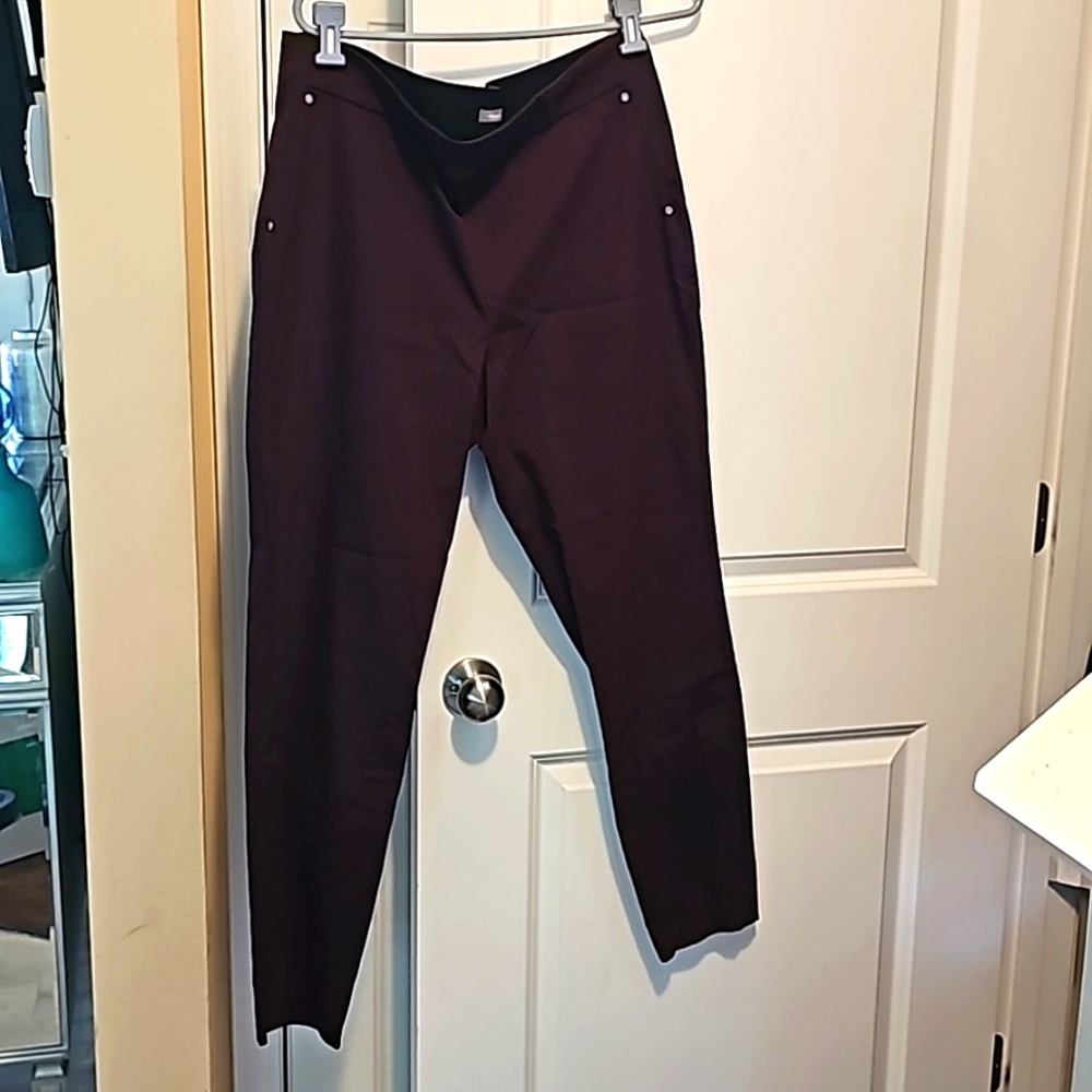 Burgundy trousers size 12